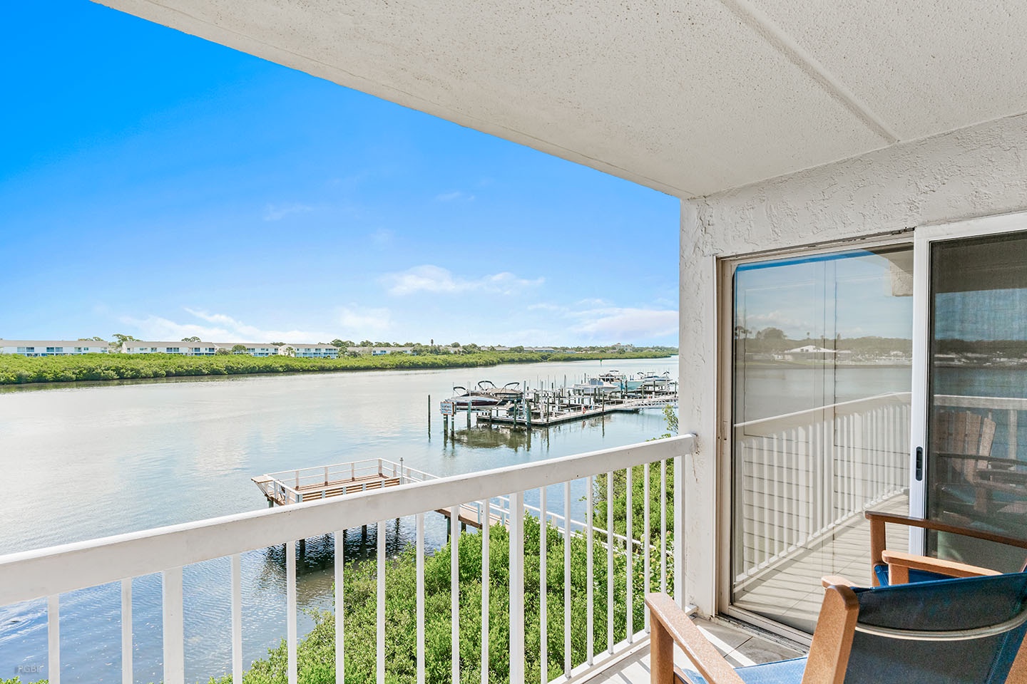 Sit with outside with your morning coffee and watch the boats go by.