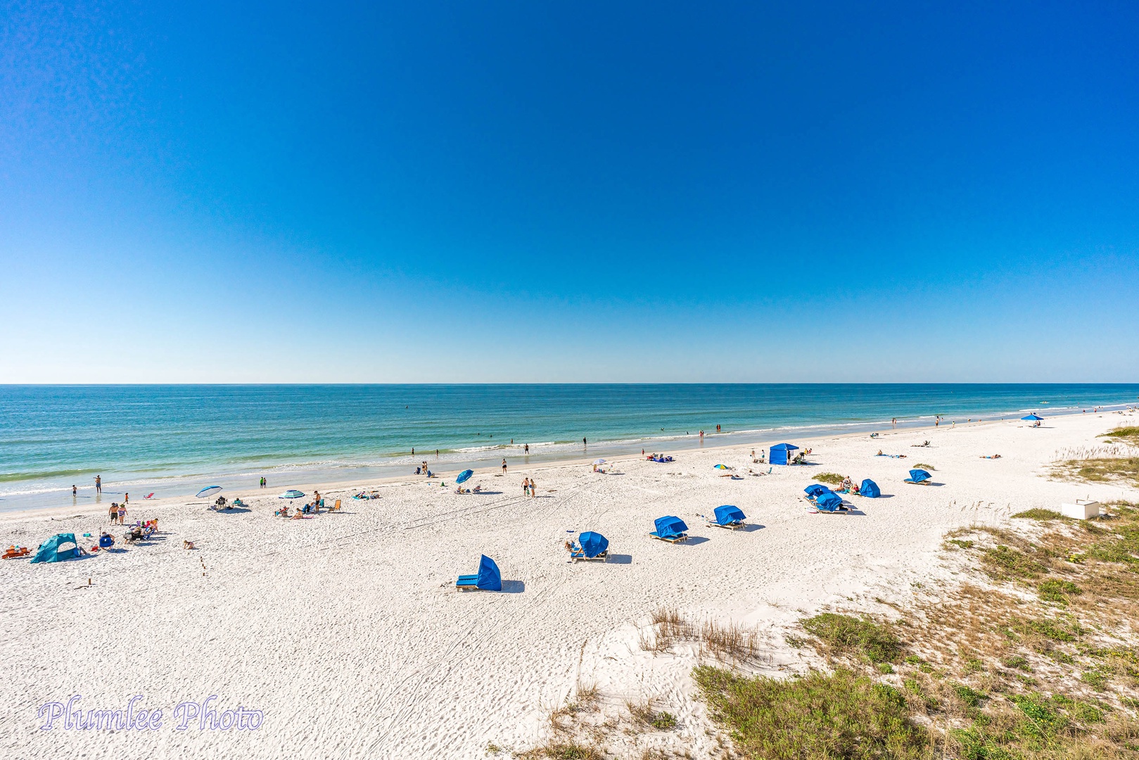 Looking slightly northward up the beach