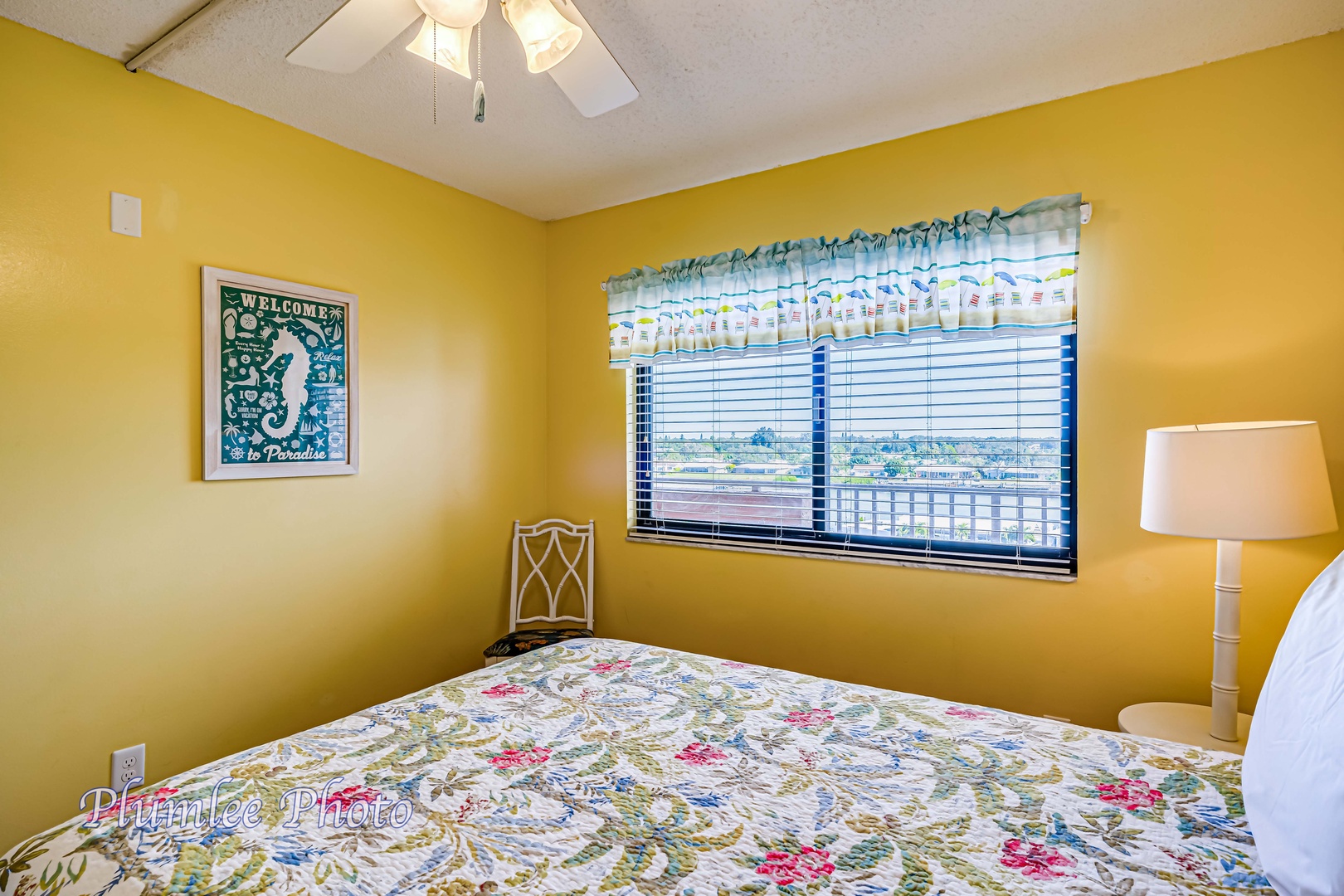 Third bedroom has view of Intracoastal Waterway