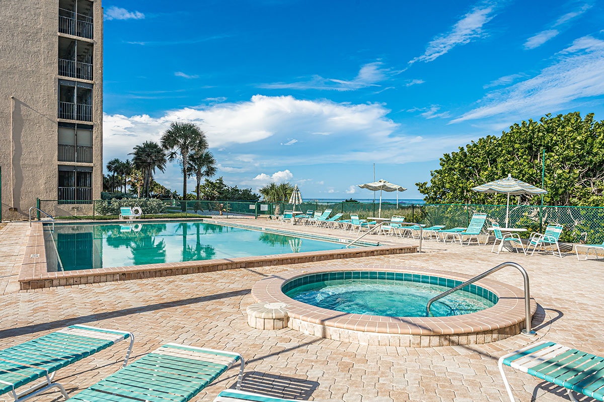 Community pool and hot tub