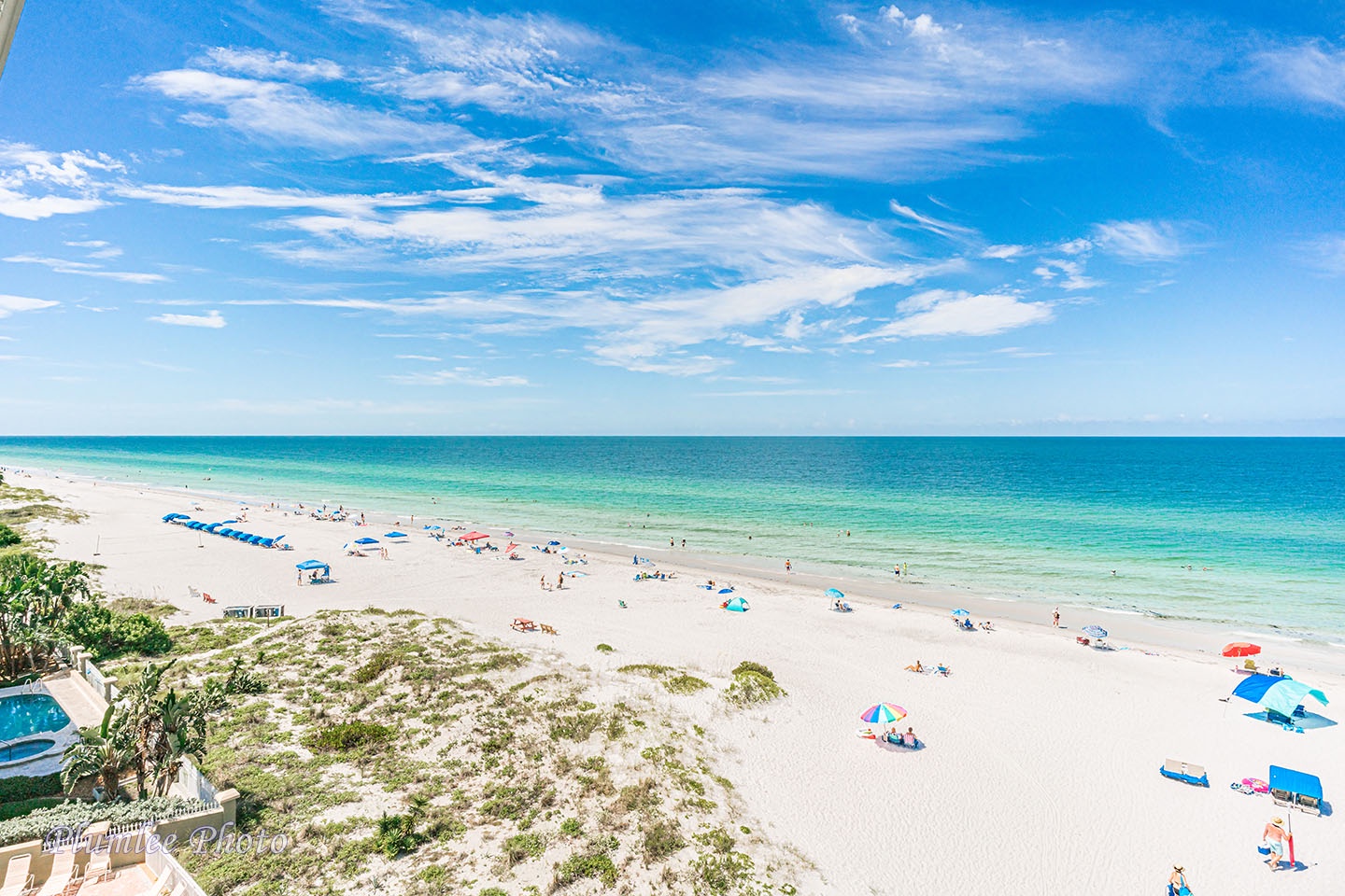 Looking a bit southward down the beach