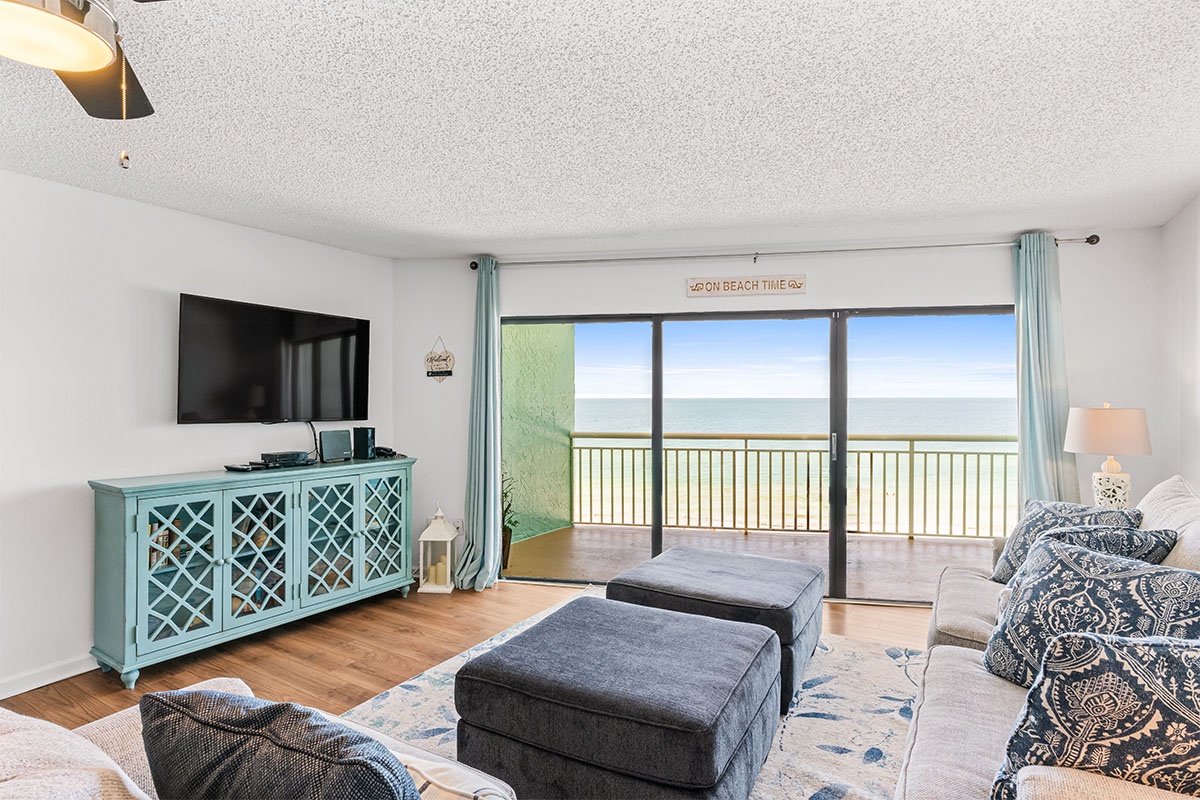 Large smart TV with FREE secure WiFi