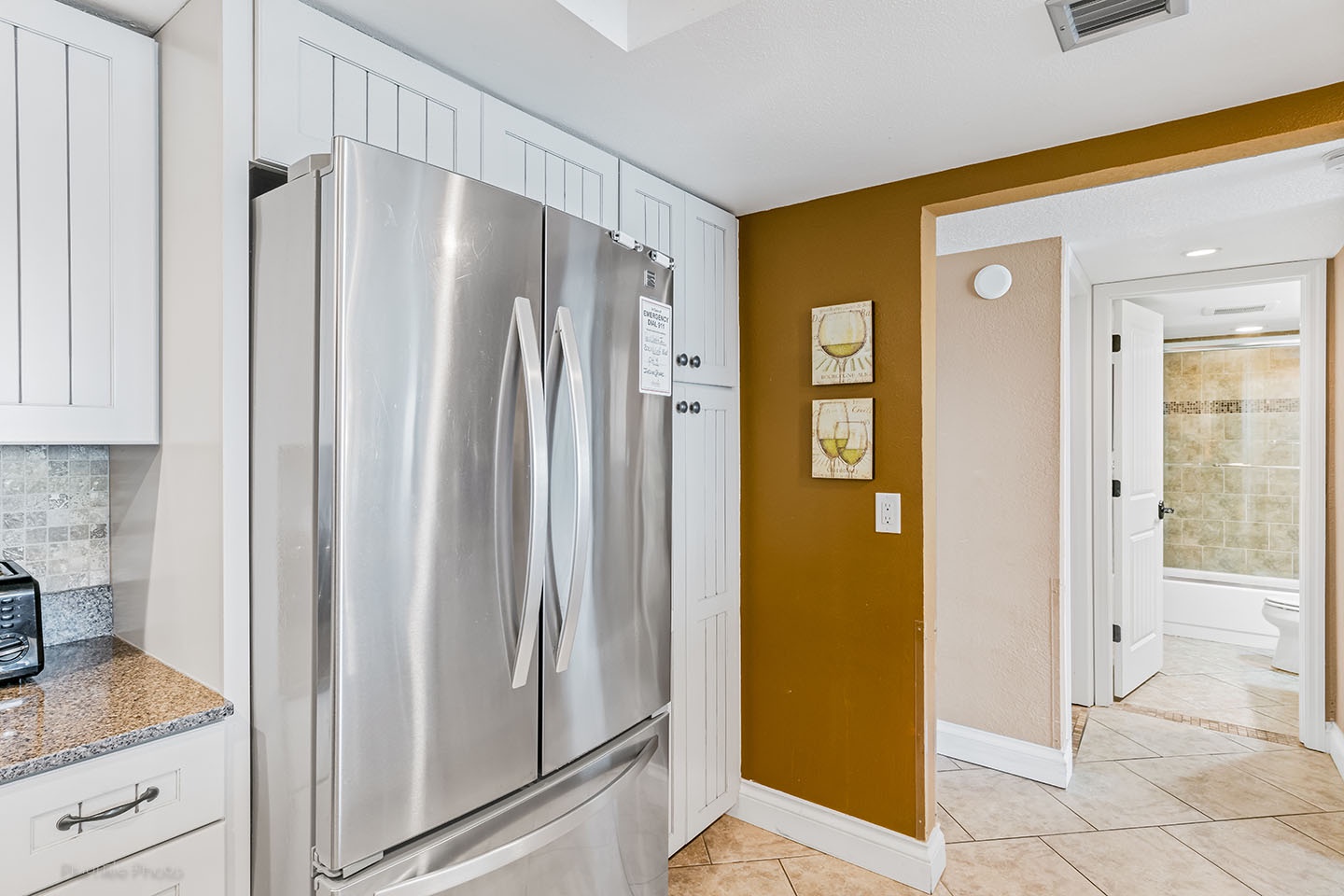 Large stainless refrigerator