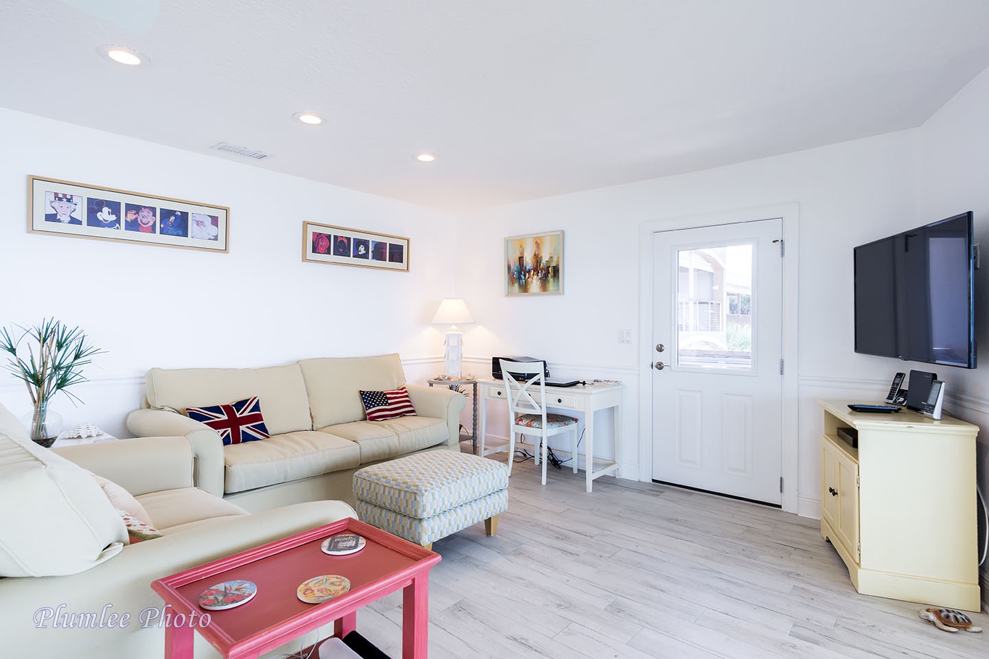 The entry door comes into the Living Room.