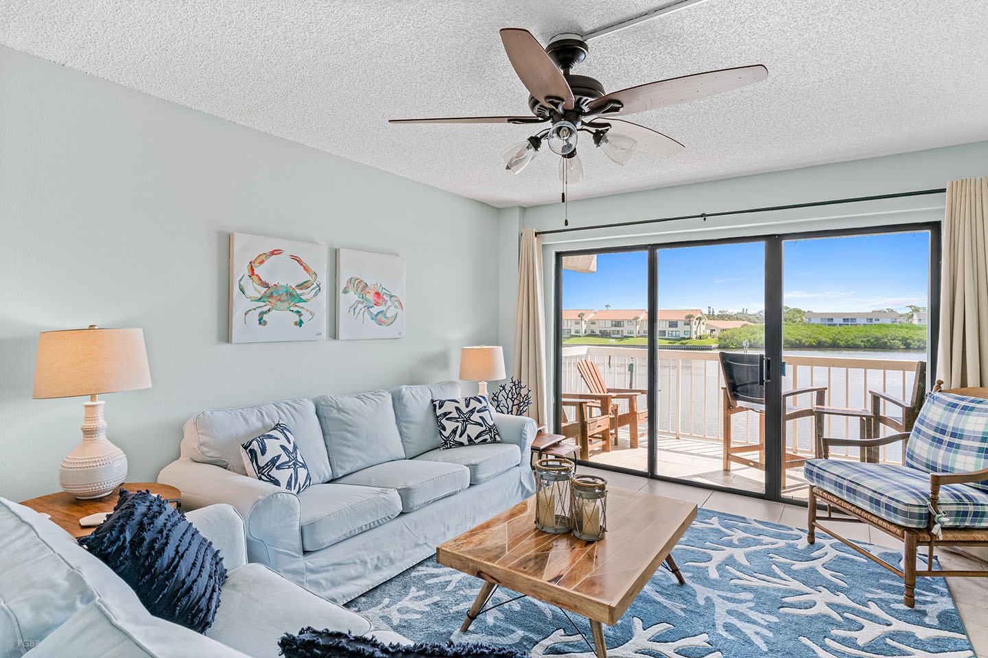 A view of the Intracoastal Waterway from the Living Room.