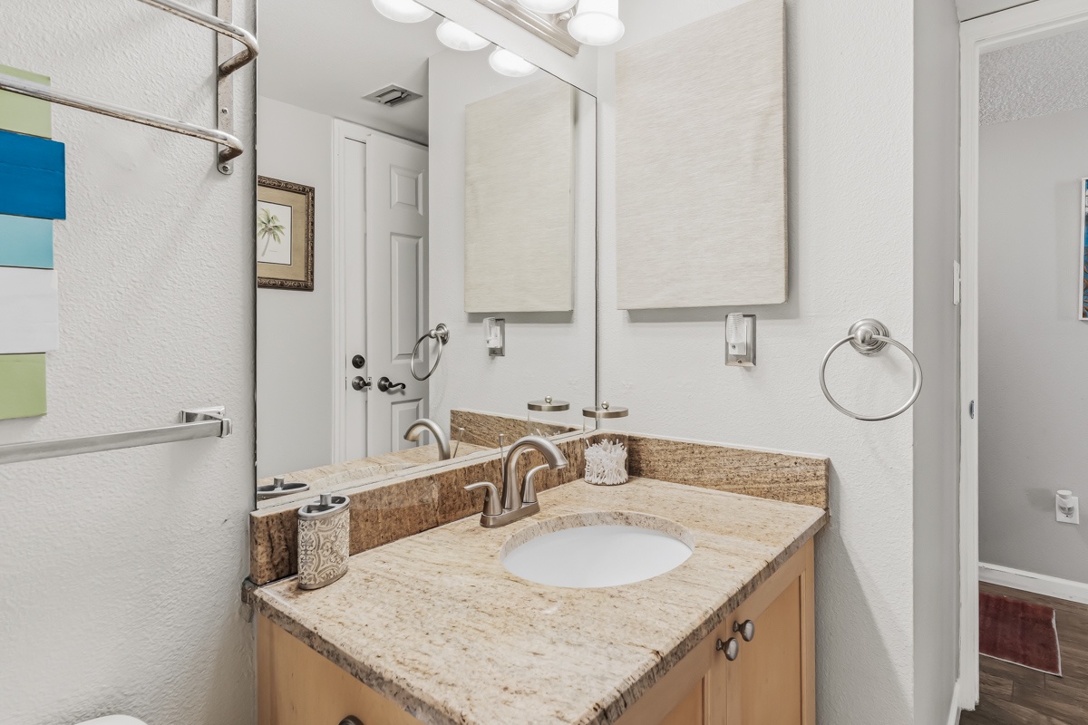 Hallway bathroom
