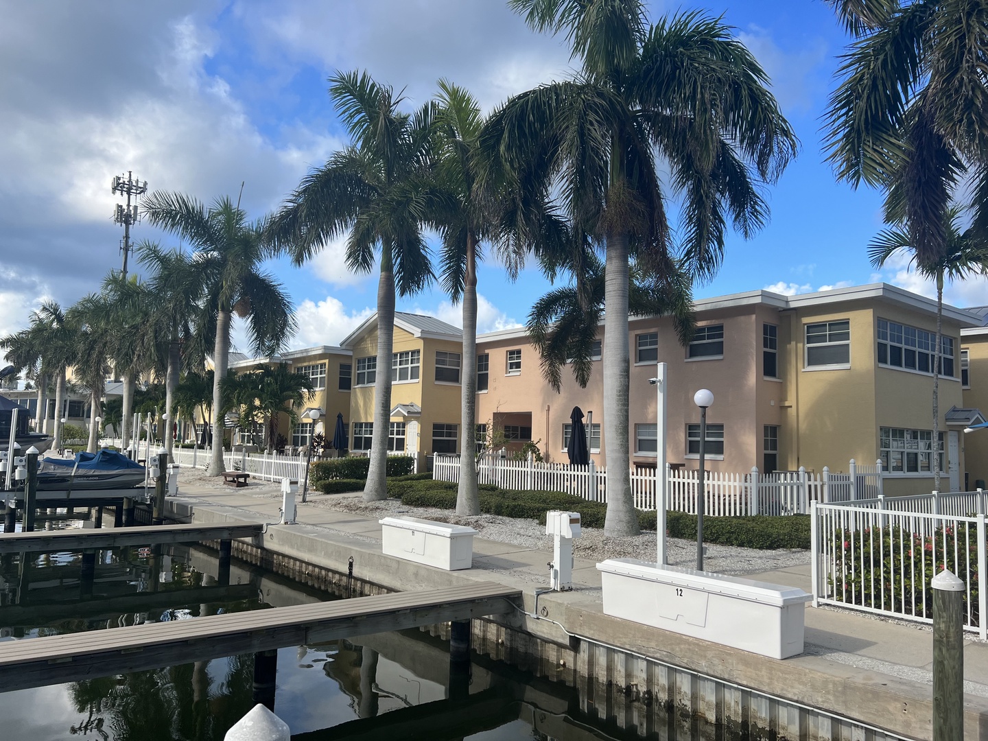 Fishing and Dolphin watchng docks on Intracoastal