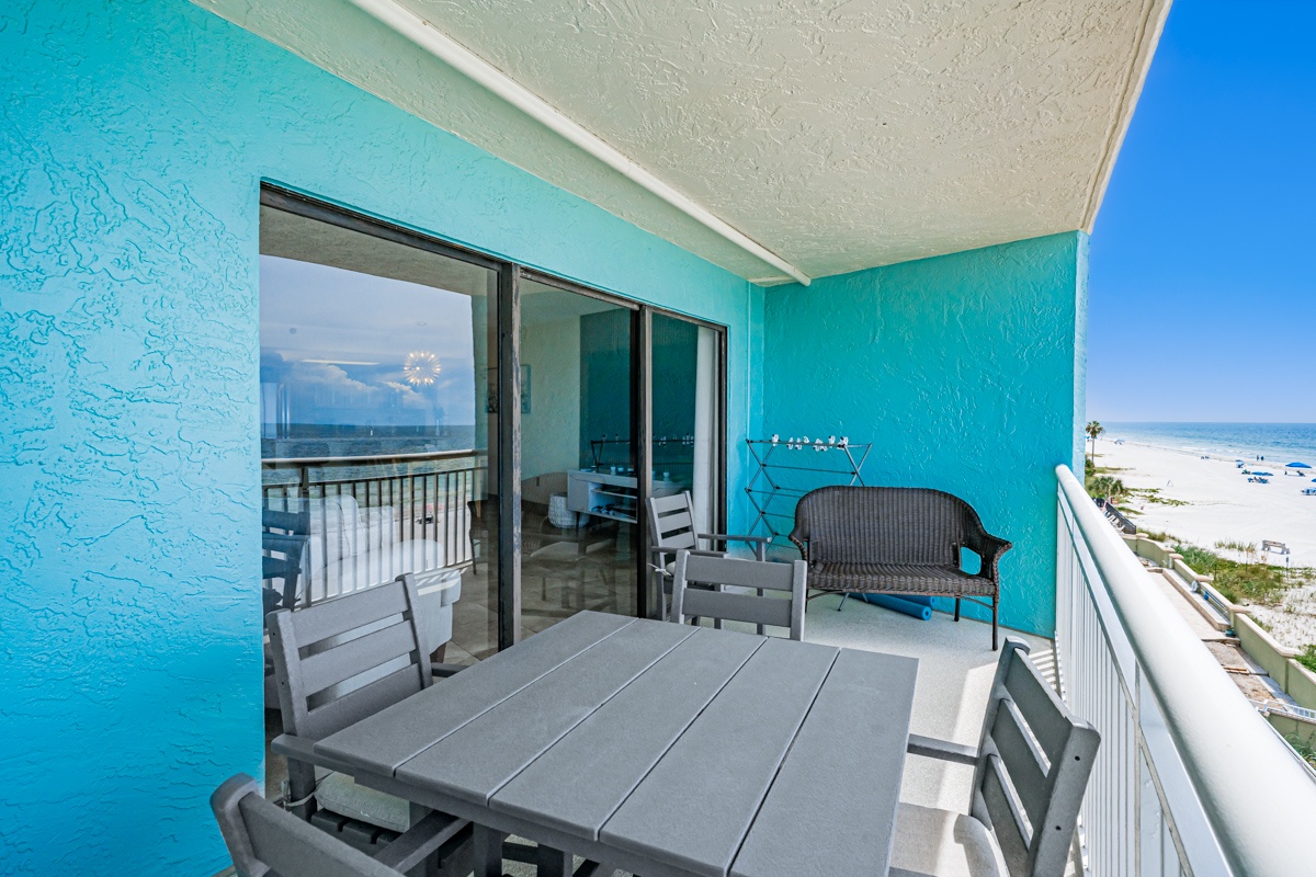 Step out onto your private balcony and breathe in the ocean breeze. Dine al fresco at your own table, unwind on the sofa, and let the endless beach views set the tone for your stay.