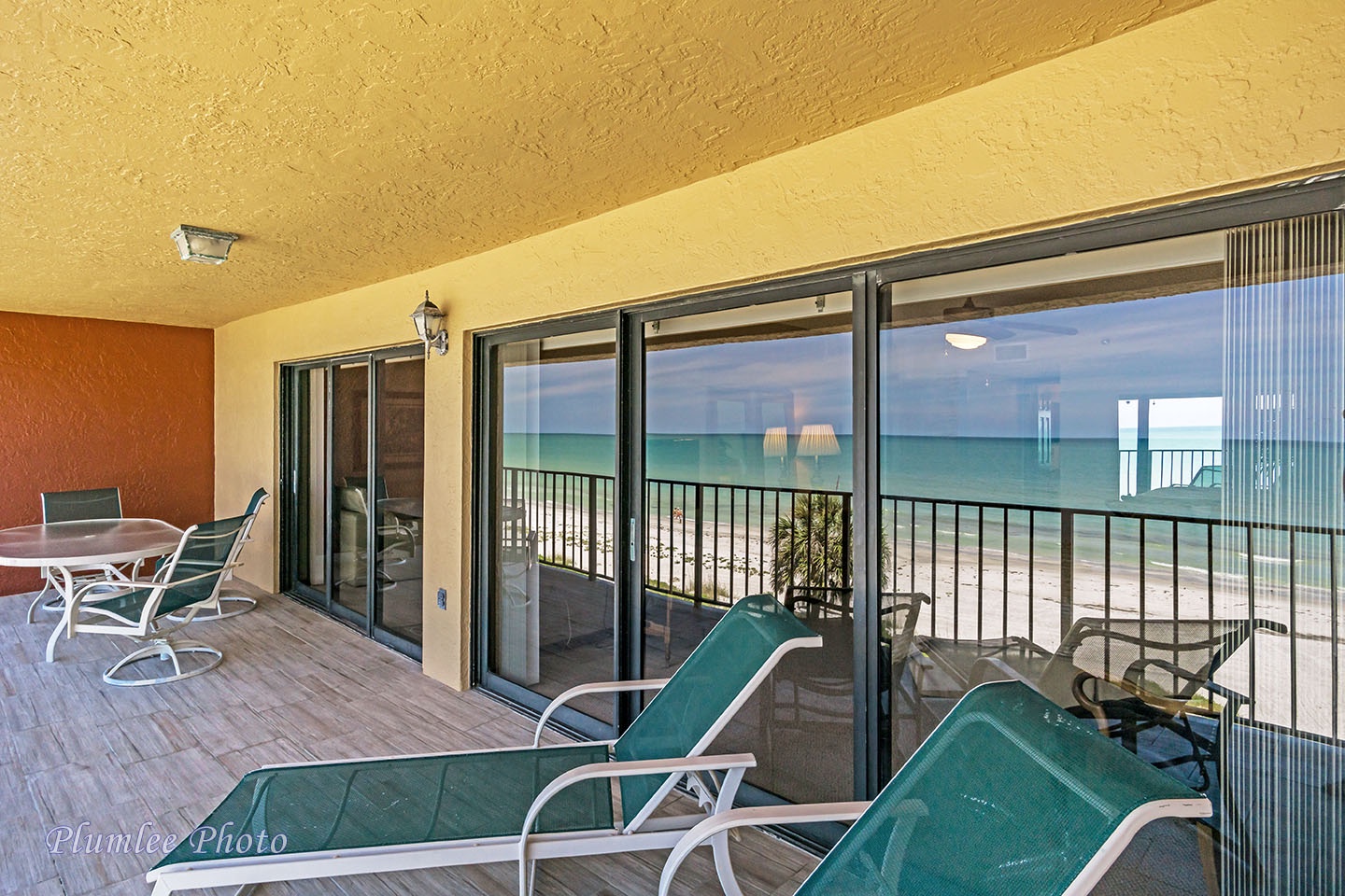 Balcony with access from the Master Bedroom and Living Room.