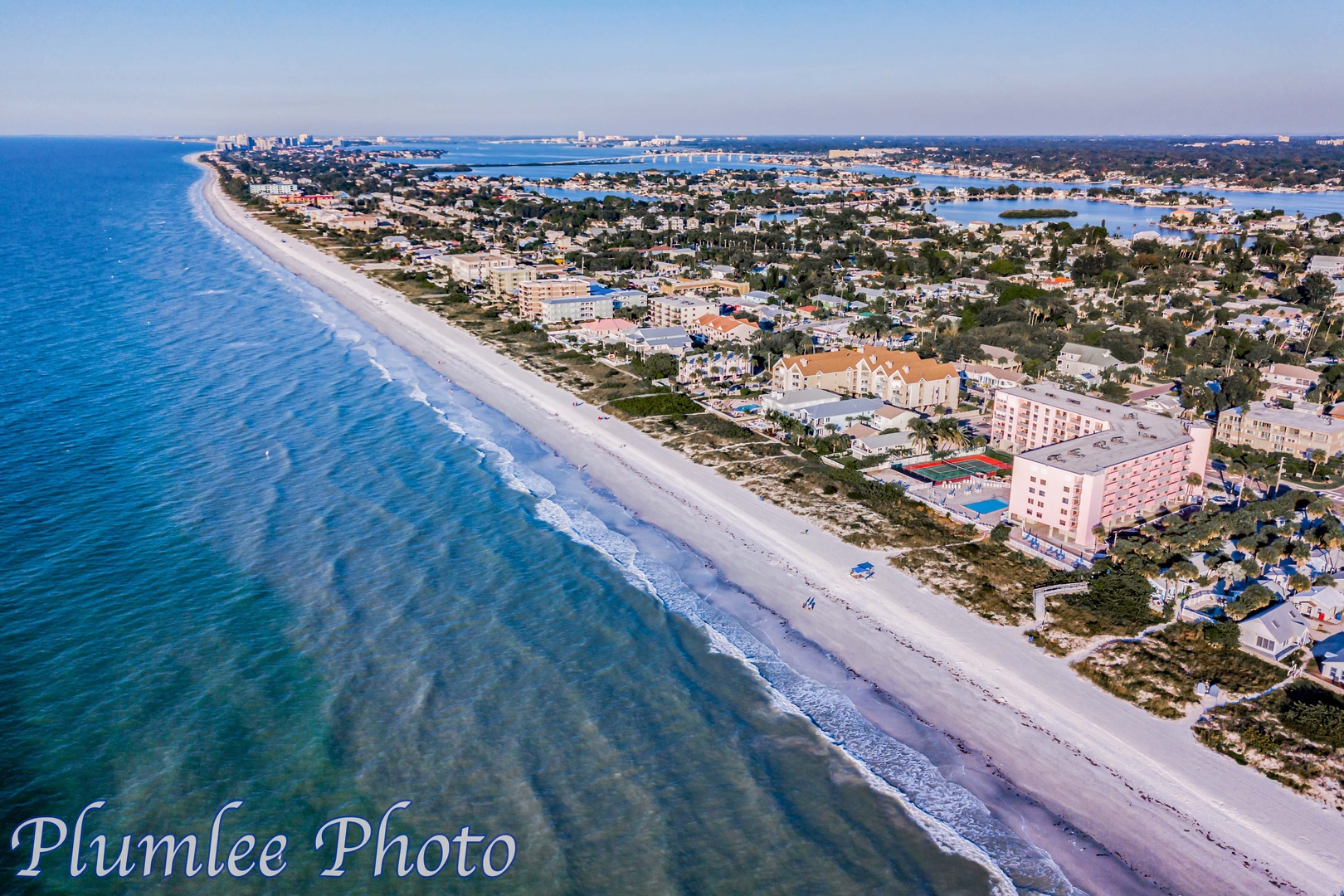 Looking northward up the coast