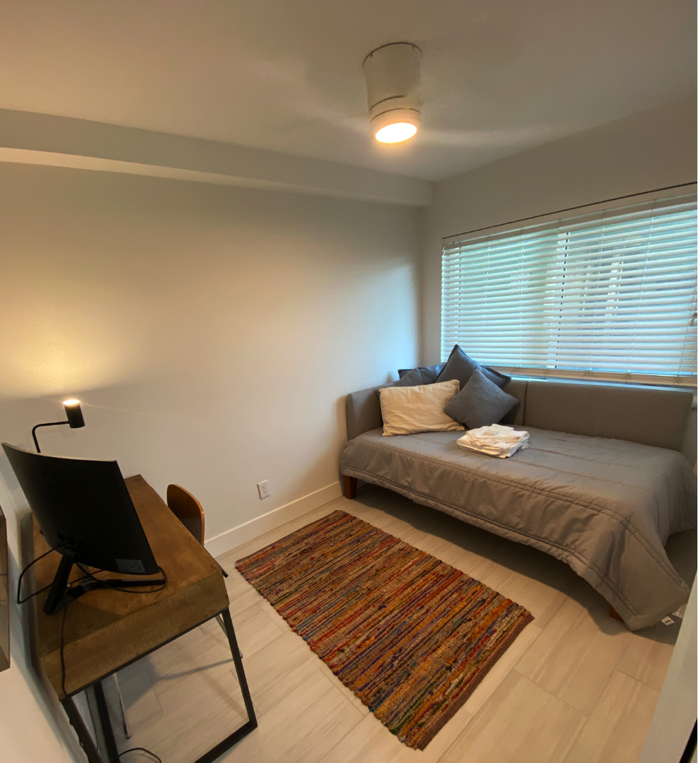 Den with Twin bed and workstation