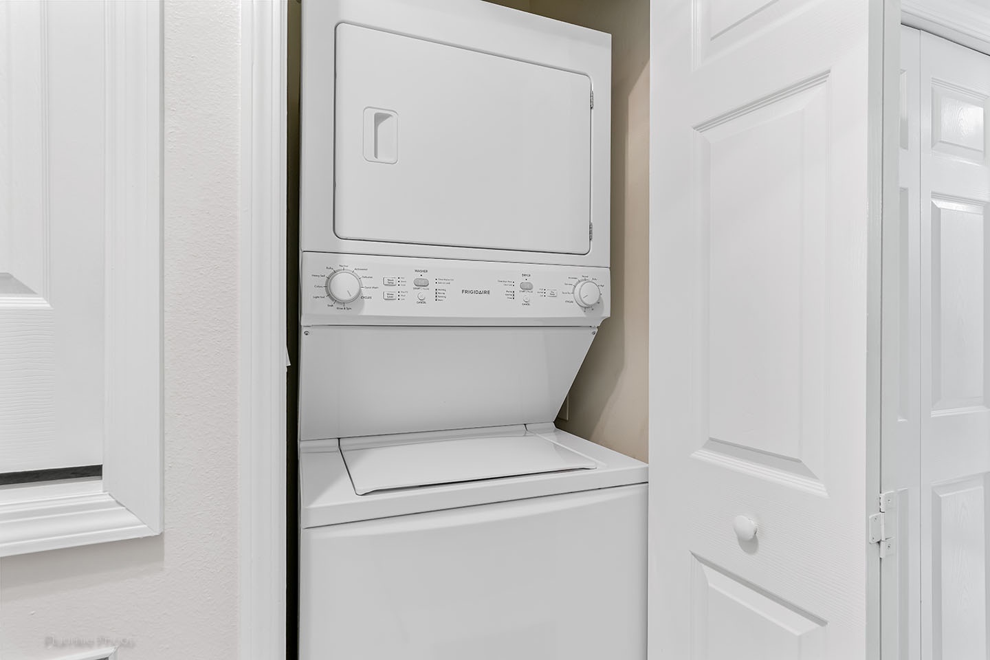washer and dryer right in the condo