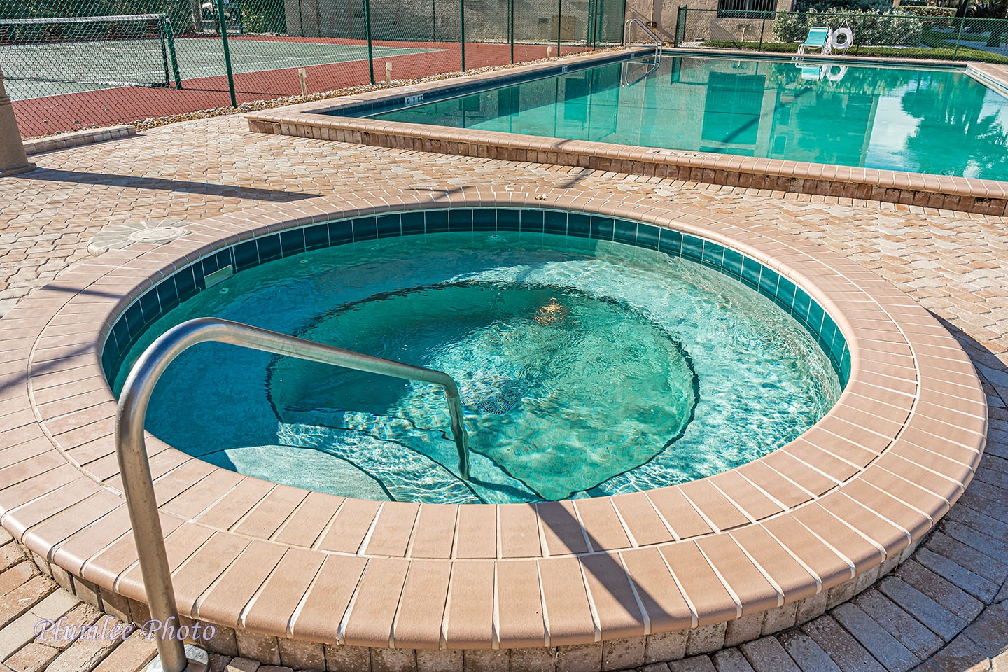 Hot tub on the deck