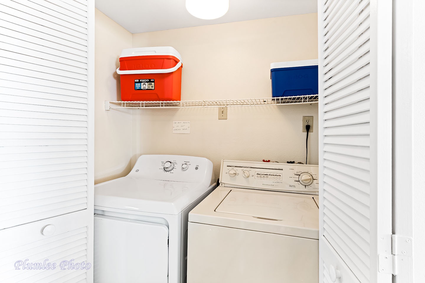 Washer and Dryer right in condo