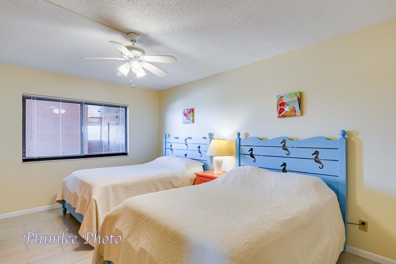 Second bedroom with 2 Double beds