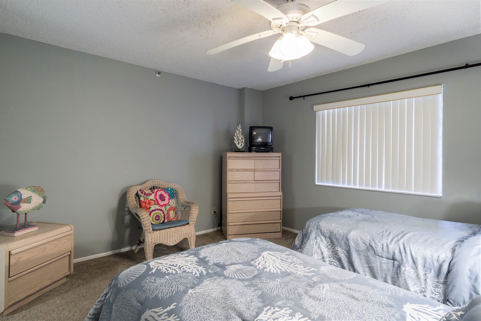 The TV on the dresser in the Second Bedroom.