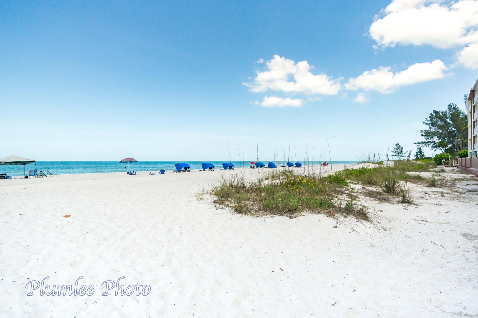 Wide sandy beach