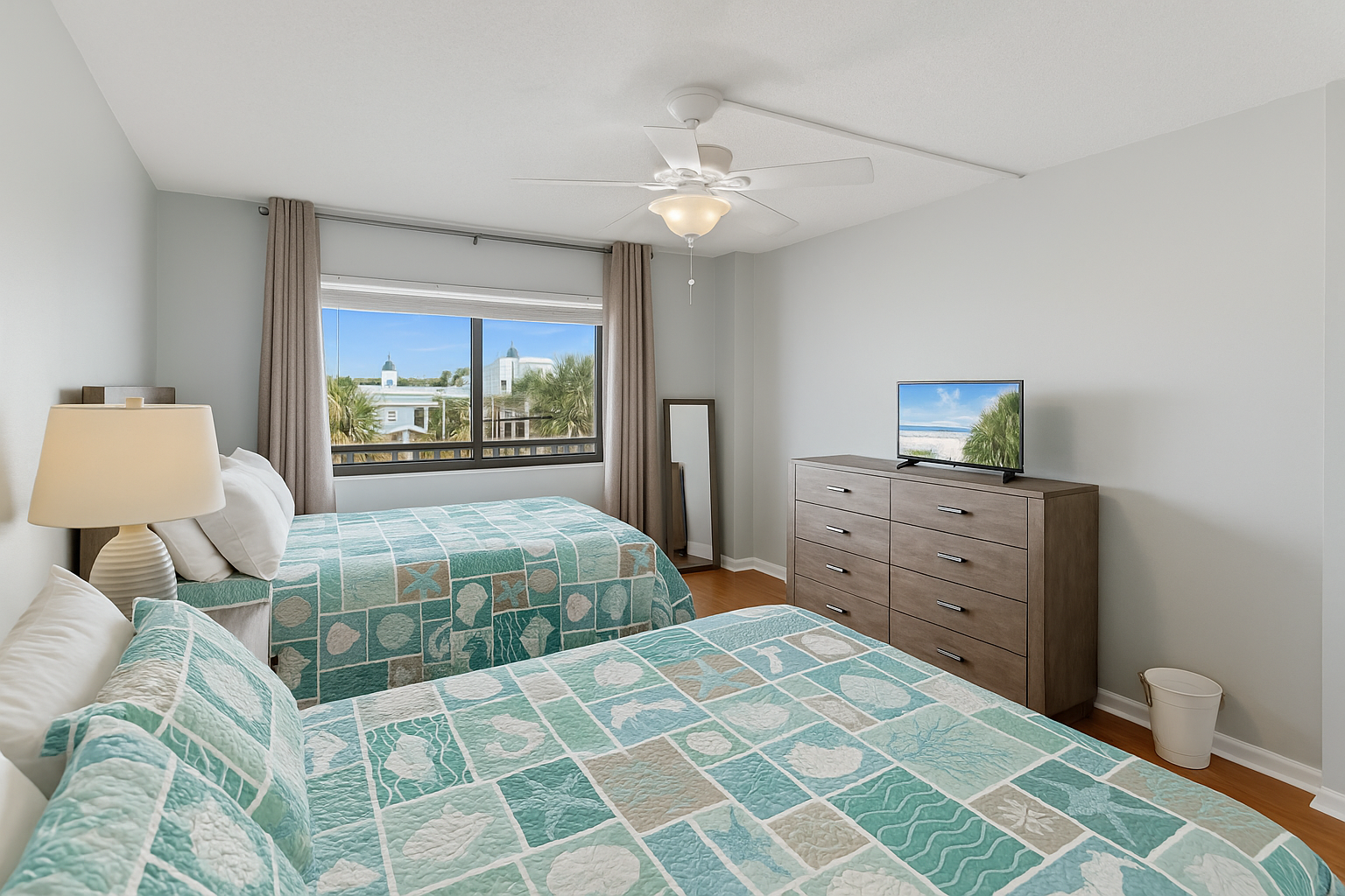 2nd bedroom has 2 Queen beds