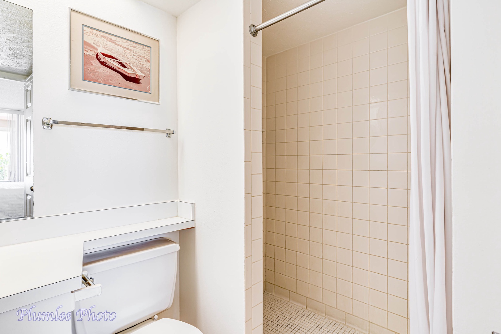 Master bathroom with step-in shower