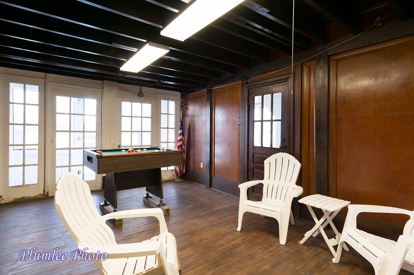 1st Floor.  The doors lead to the screened in Porch.