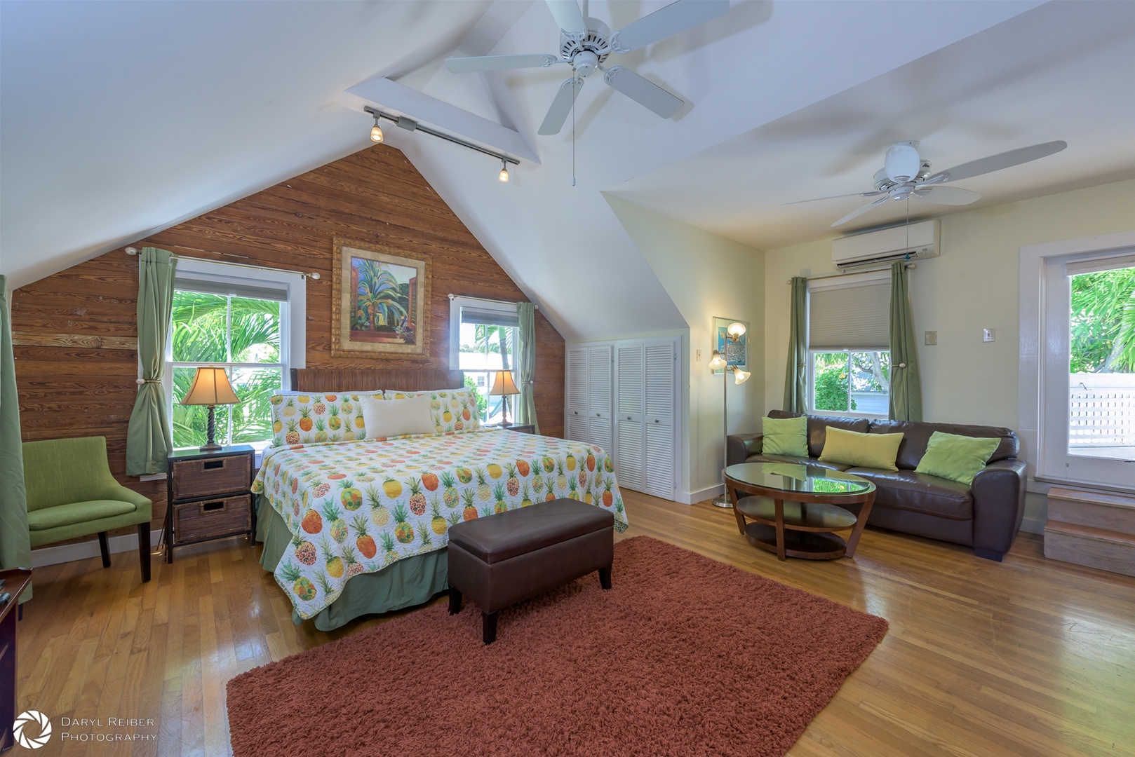 Full view of studio