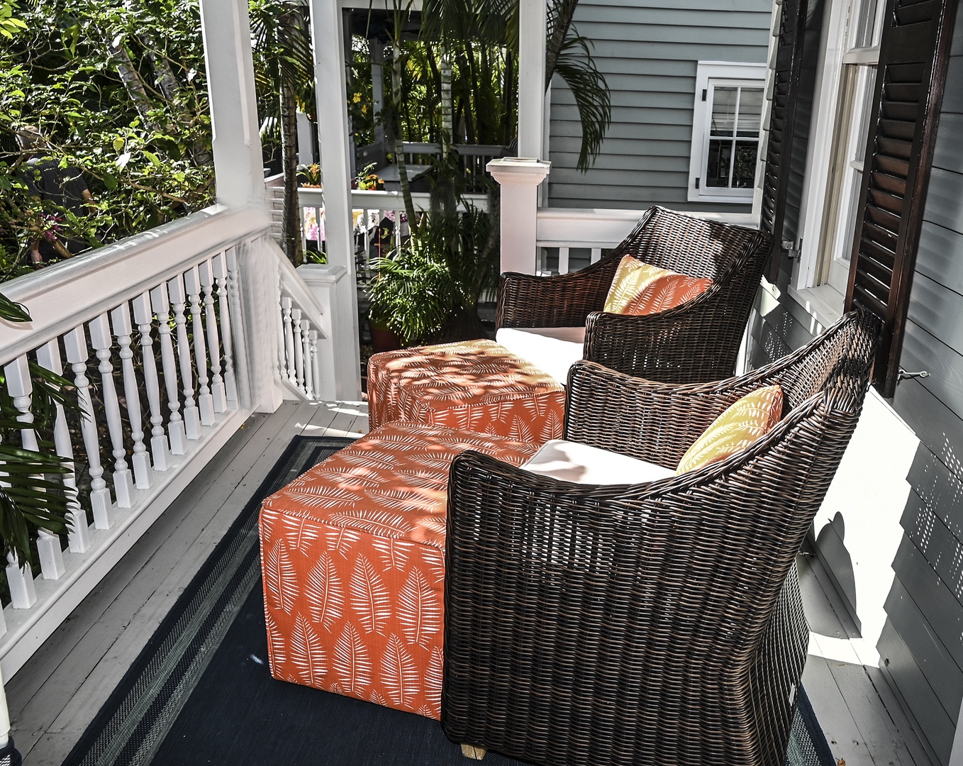 Olivia's Retreat Key West Back Porch Seating