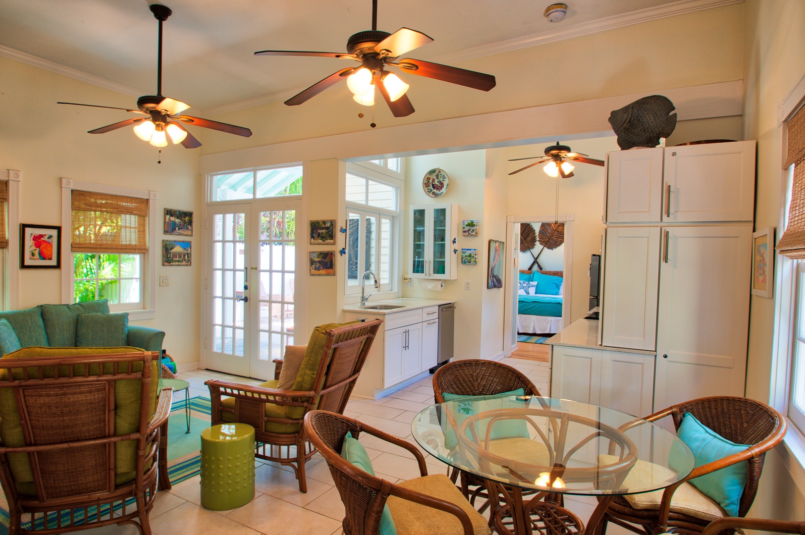 Dining and Living Area Catherine House Key West