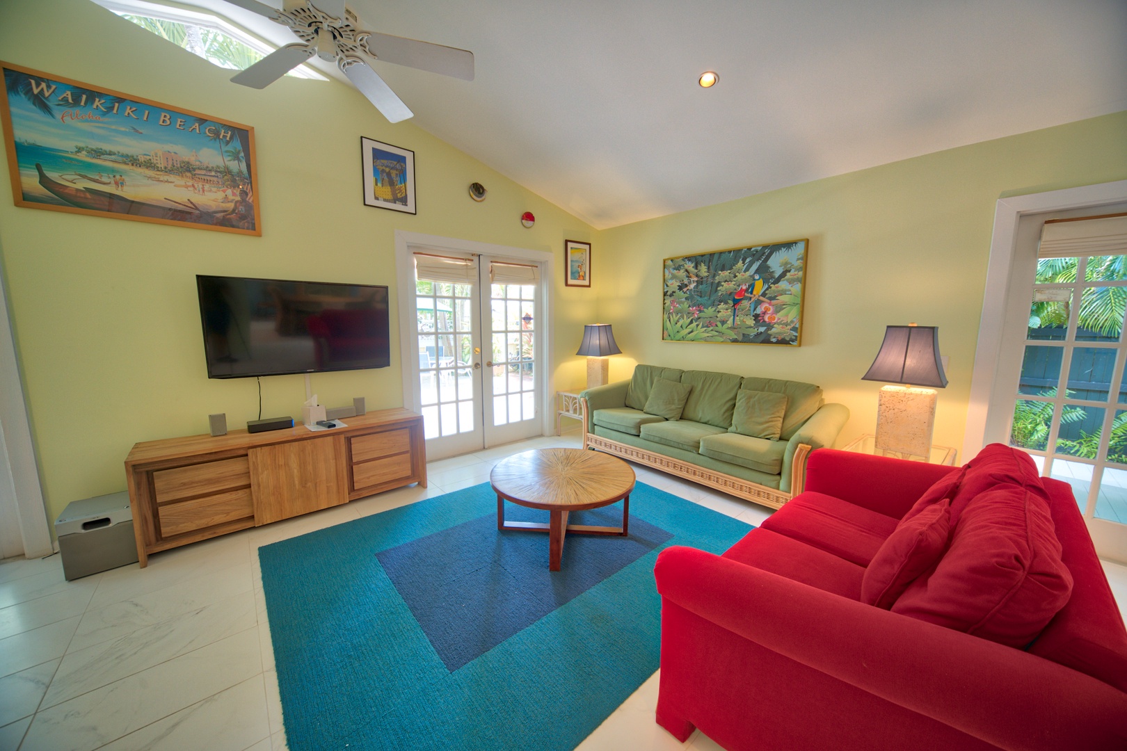 South Street Cottage Key West Living Room