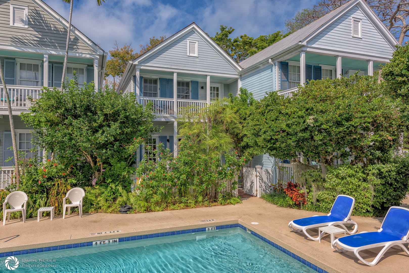 View of Parrotville from shared pool