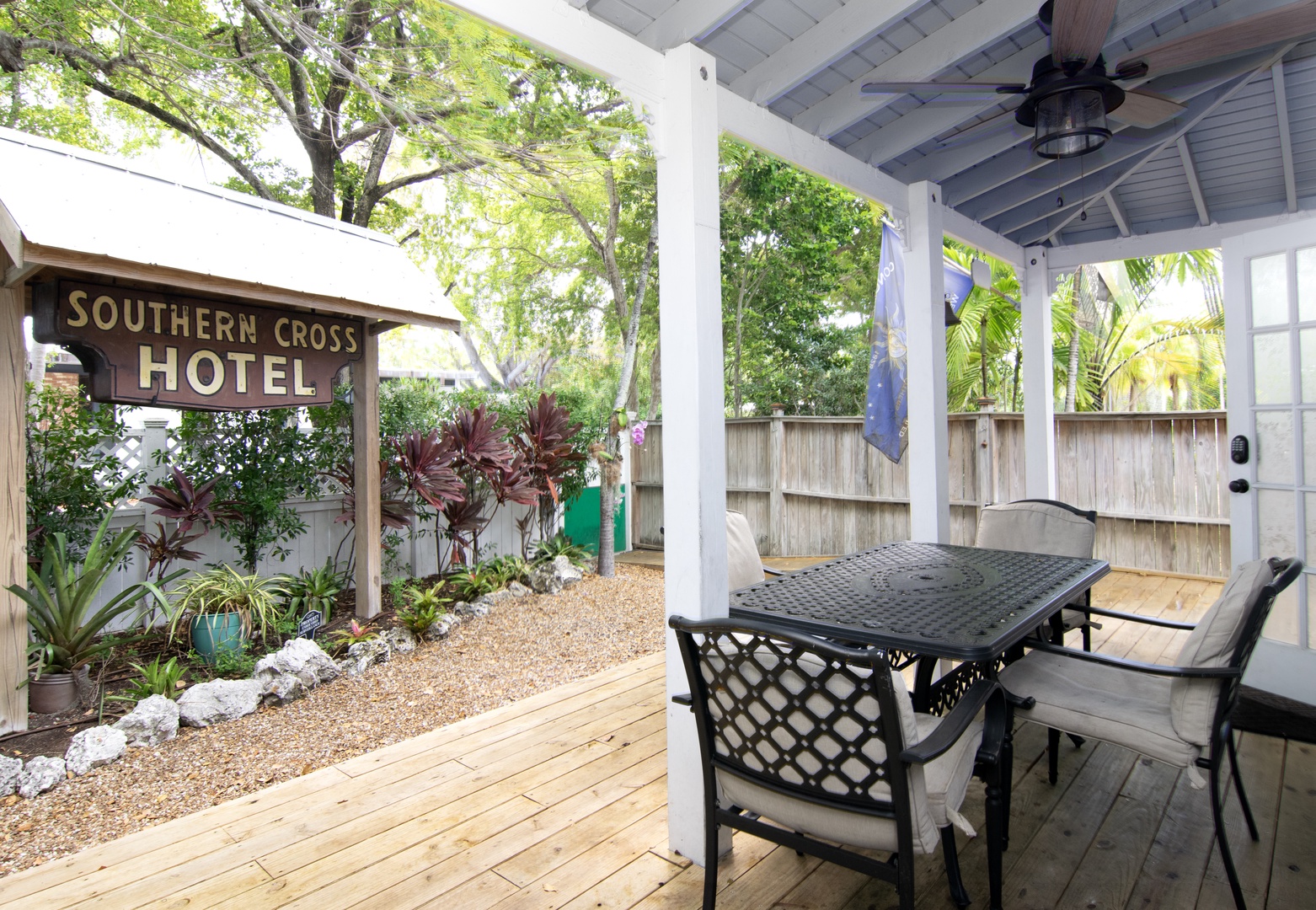 Covered Porch with Seating