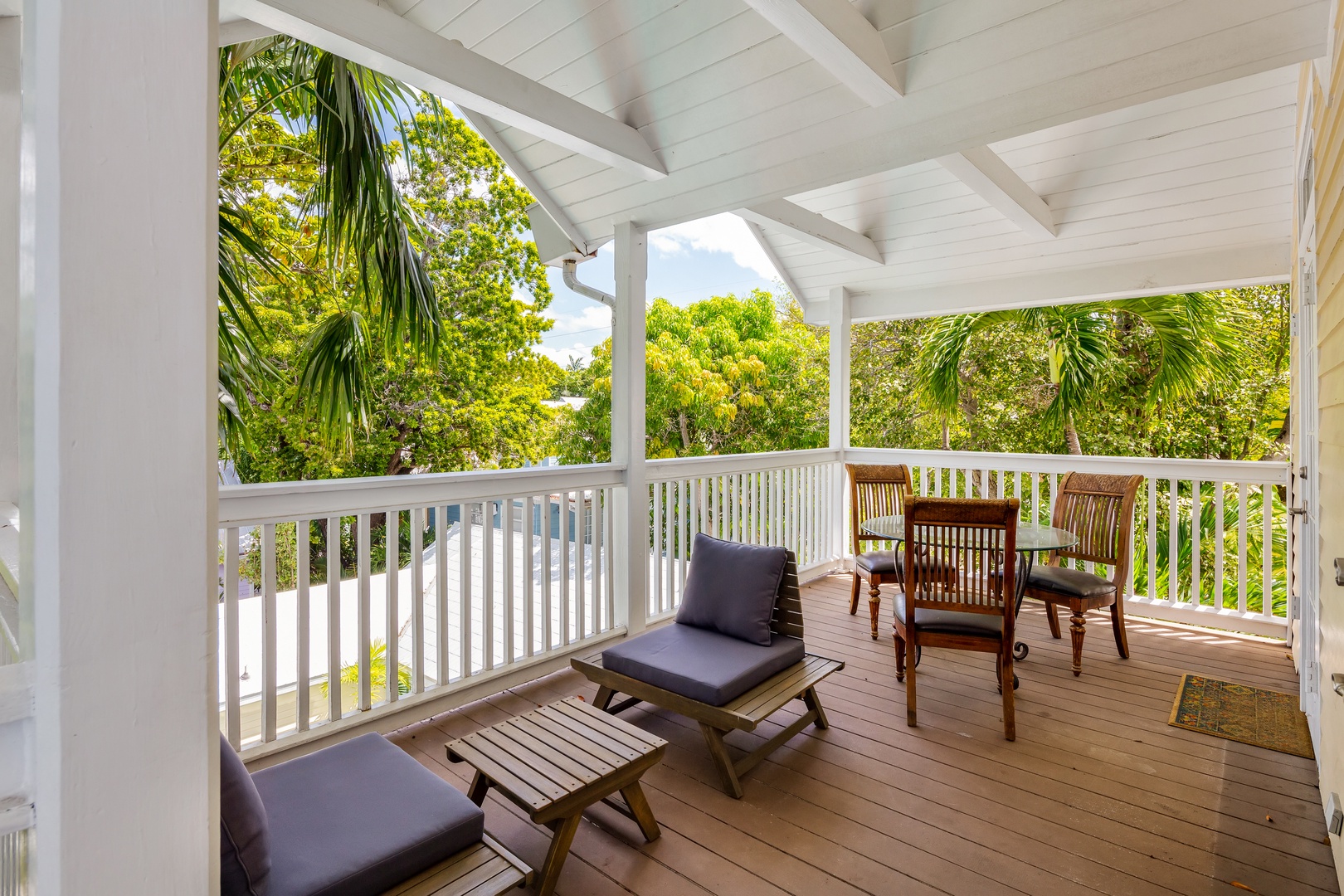 Mansion @ The Watson House Key West Back Balcony