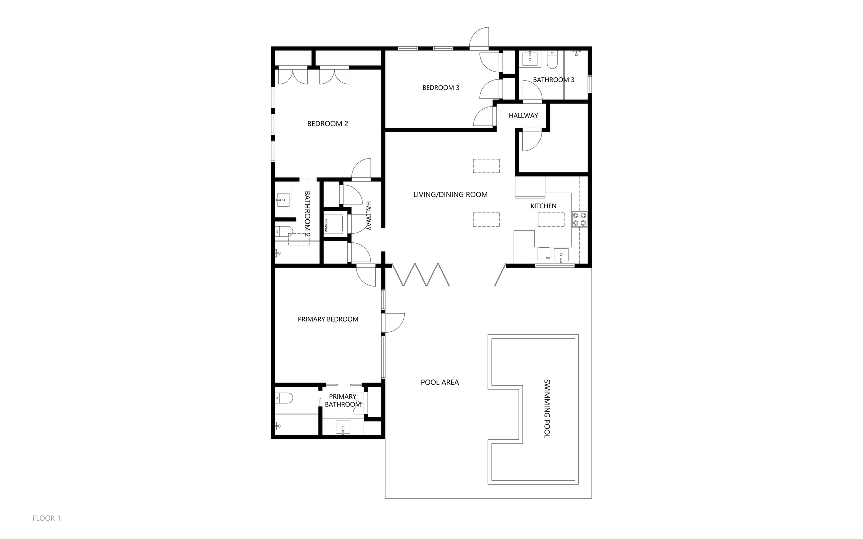 Louisa's Hideaway Floor Plan