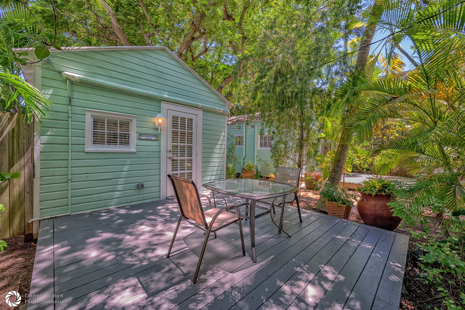 Main Entrance on Back Deck