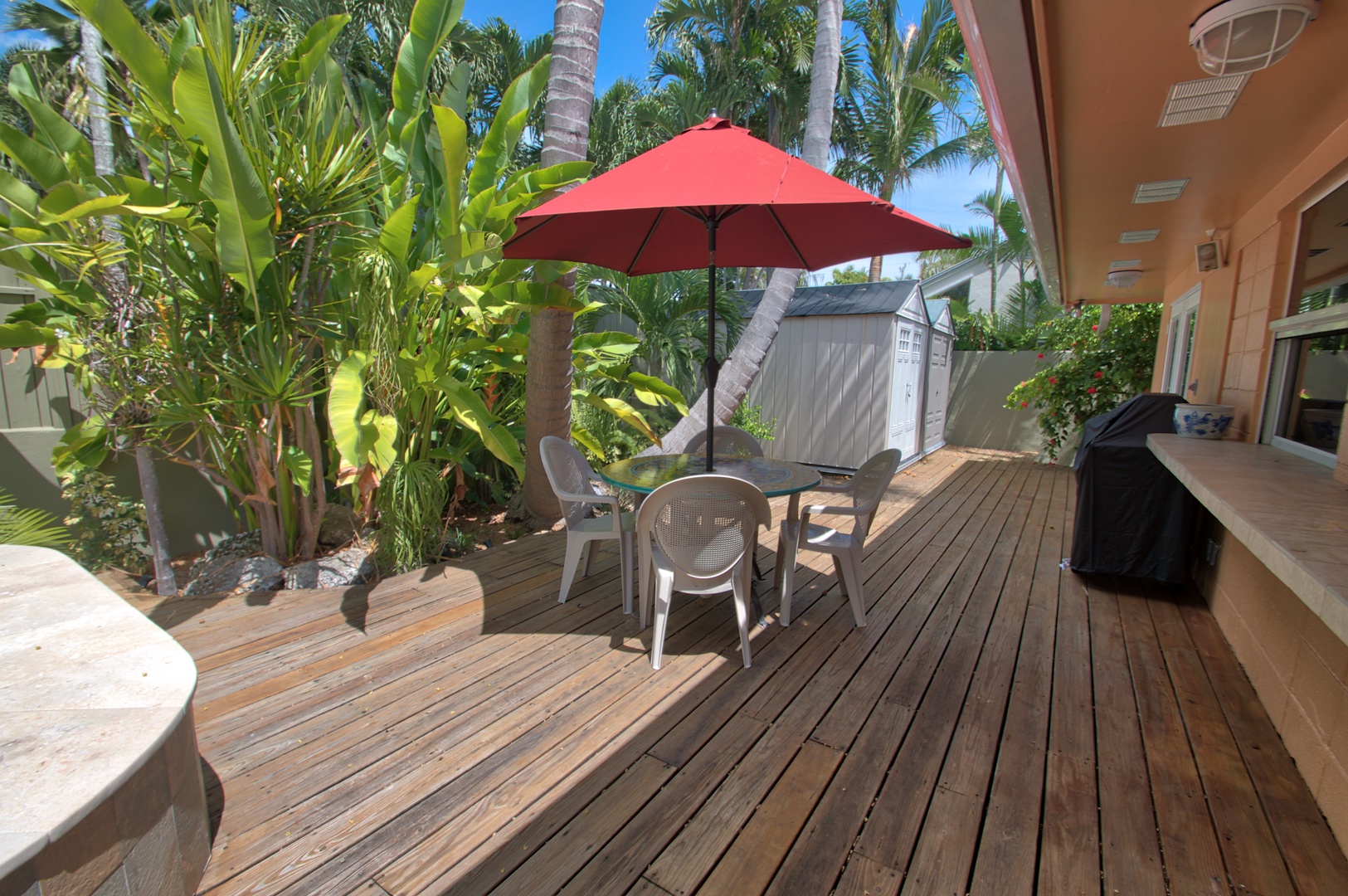Private Deck Villa de Palmas Key West