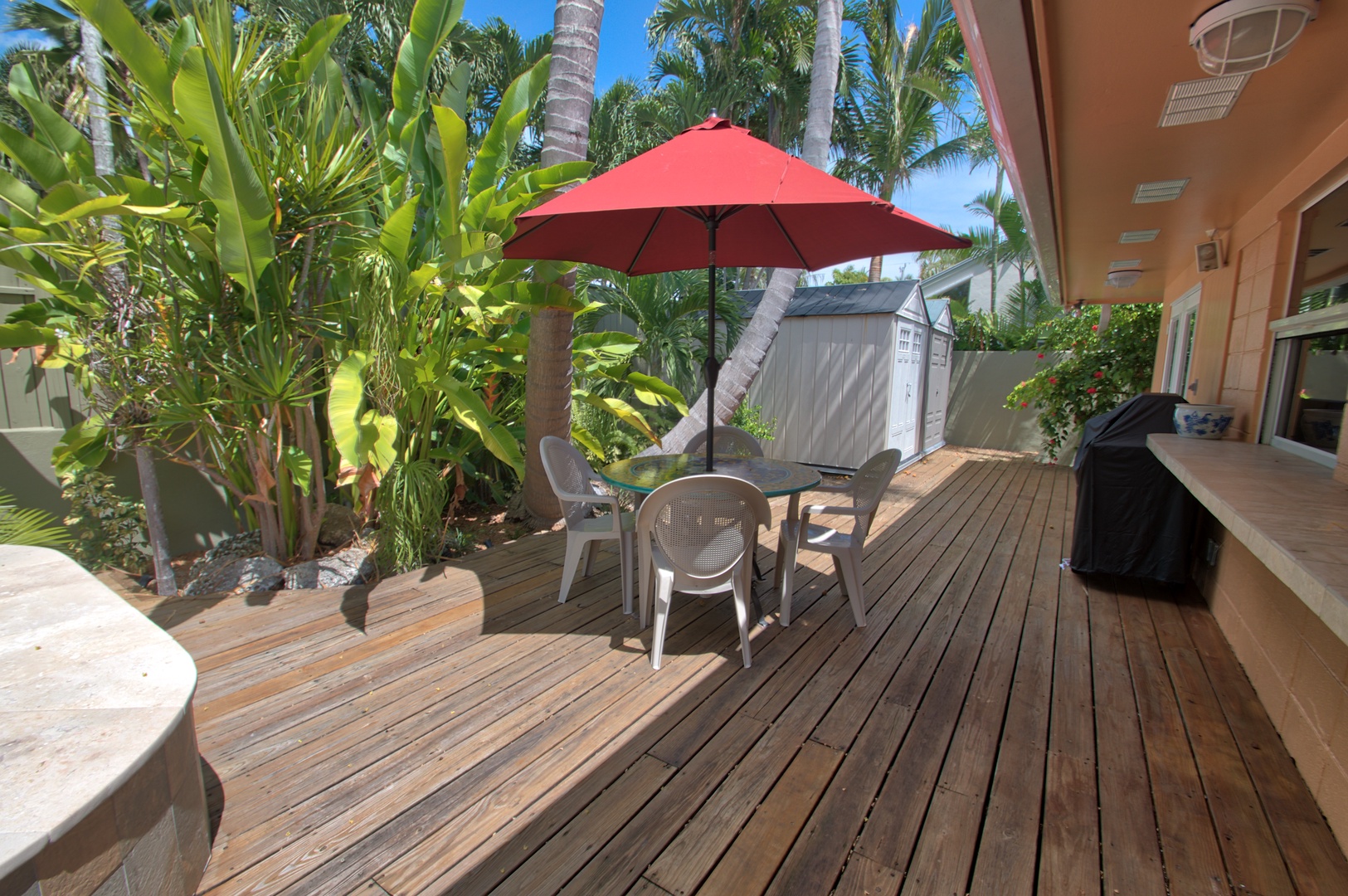 Private Deck Villa de Palmas Key West