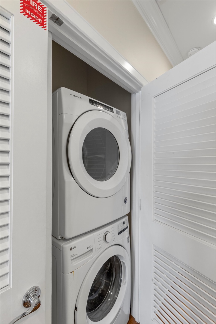 Washer and dryer