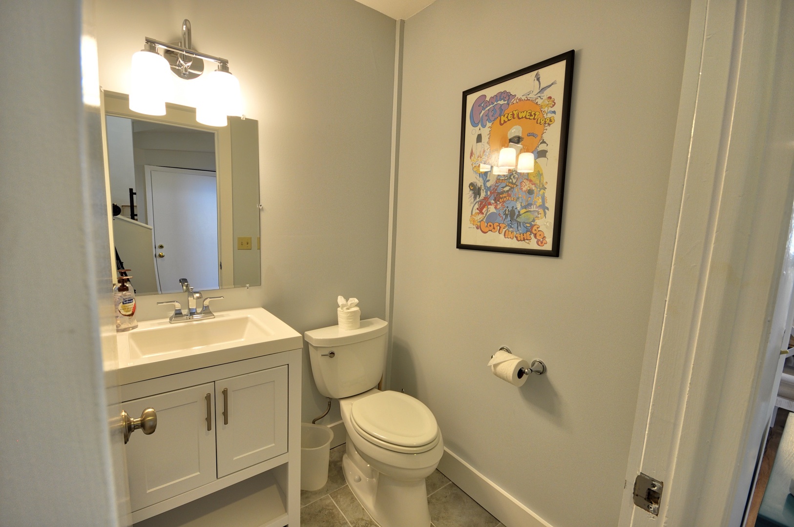 Downstairs Ensuite Bath Duval Square Penthouse Key West