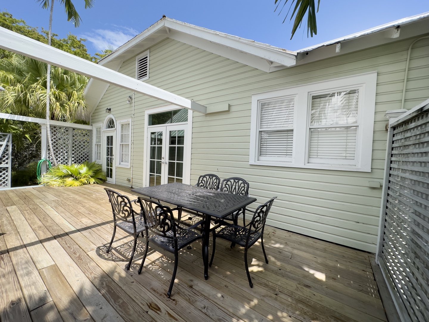 Private Deck with seating