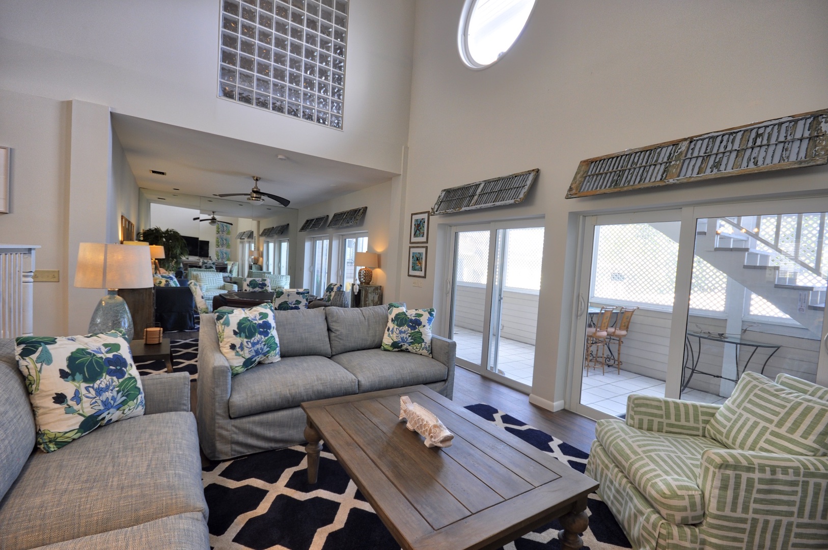 Living room Duval Square Penthouse Key West