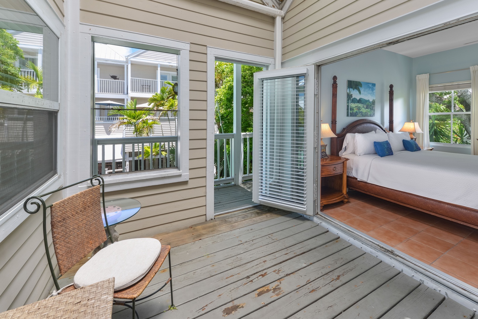 Duval Square Courtyard Bedroom Balcony