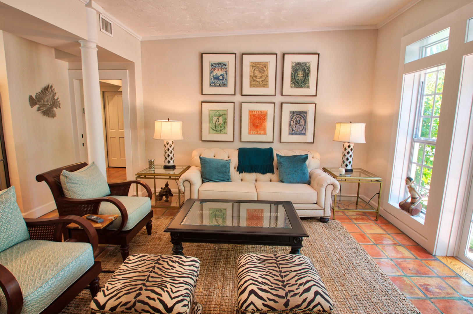 Living Room Villa Paradiso Key West