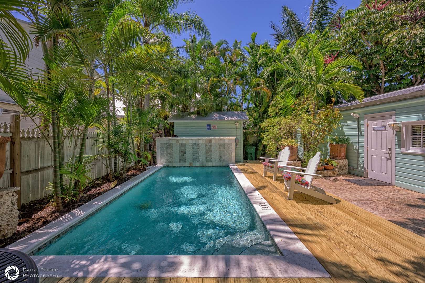 Shared Pool and Deck with seating