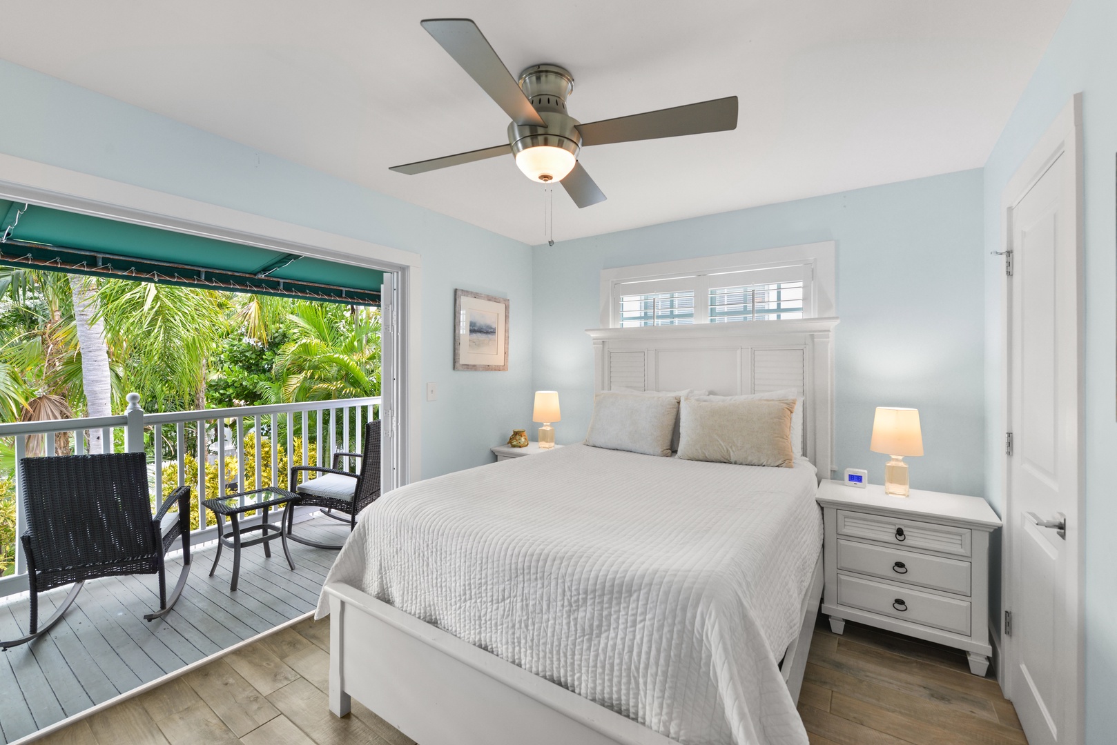 1st Bedroom with walkout Covered Balcony