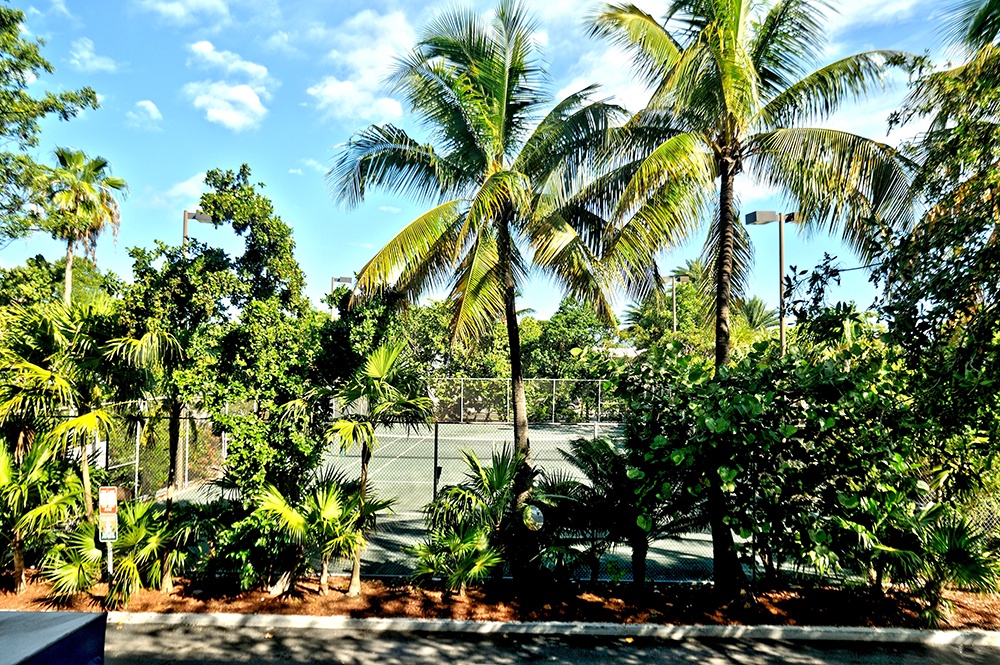 Tennis Court Vista Fresco at 1800 Atlantic Key West