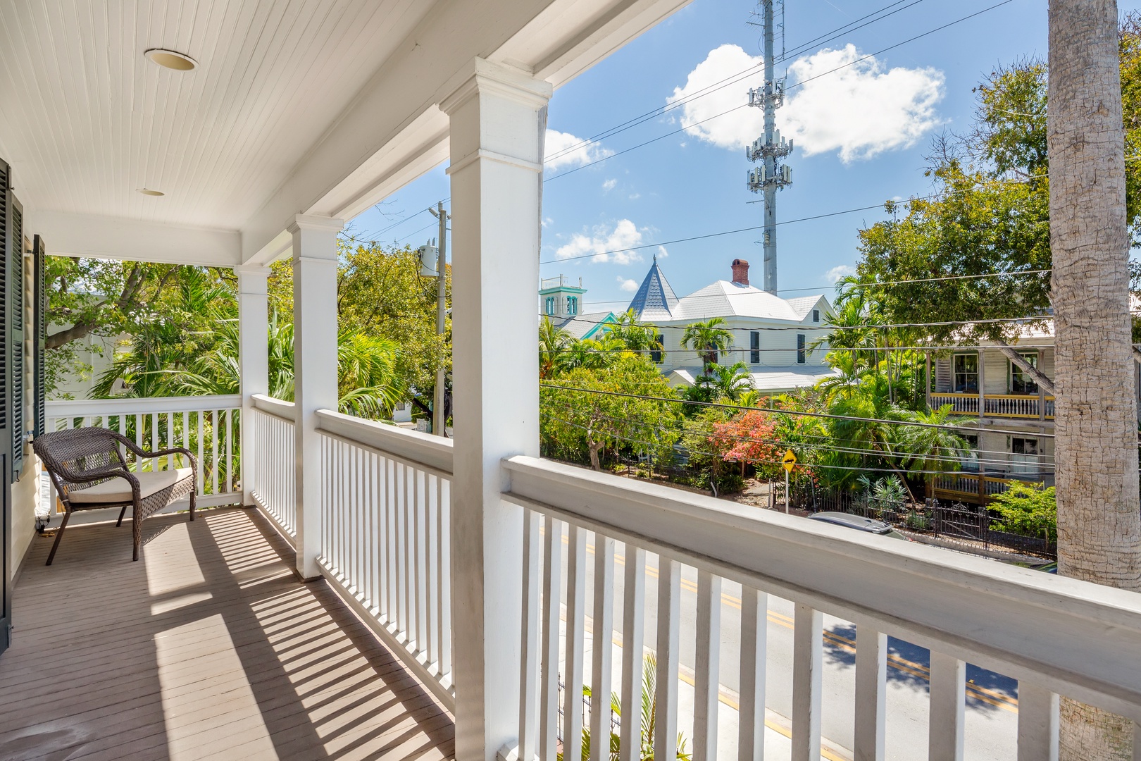 Mansion @ The Watson House Key West Front Balcony