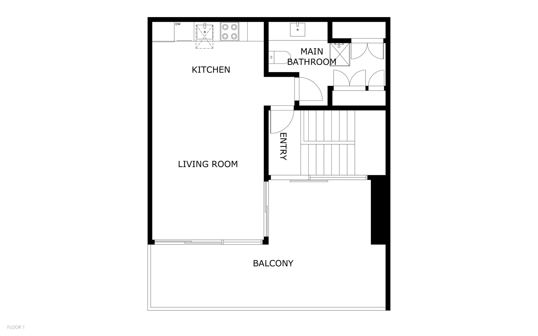 Casa Atlantica Studio Floor Plan