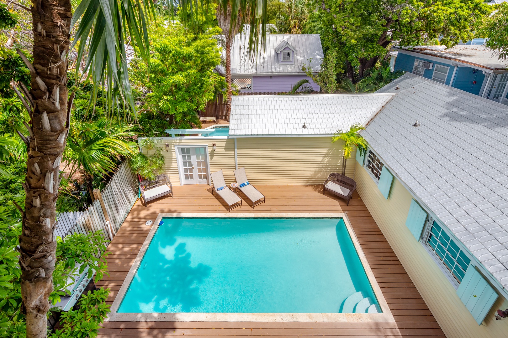 Mansion Pool @ Watson House Grand Estate Key West