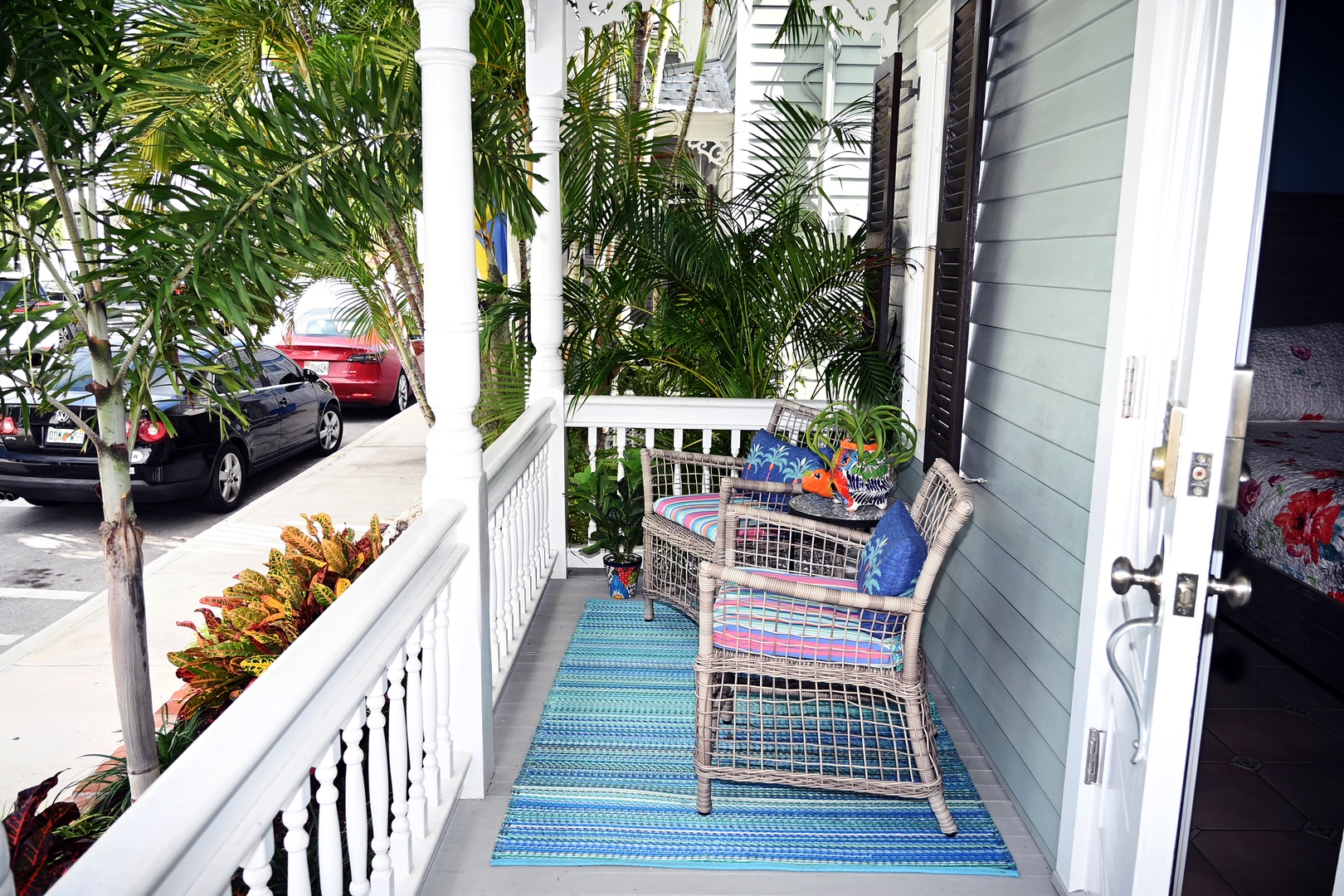 Olivia's Retreat Key West Front Porch