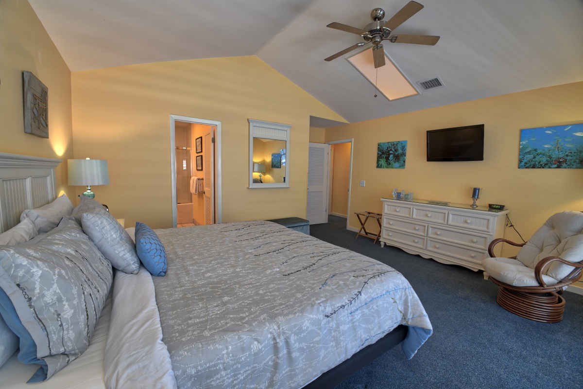 Main Bedroom with King CasaBella @ Duval Square Key West