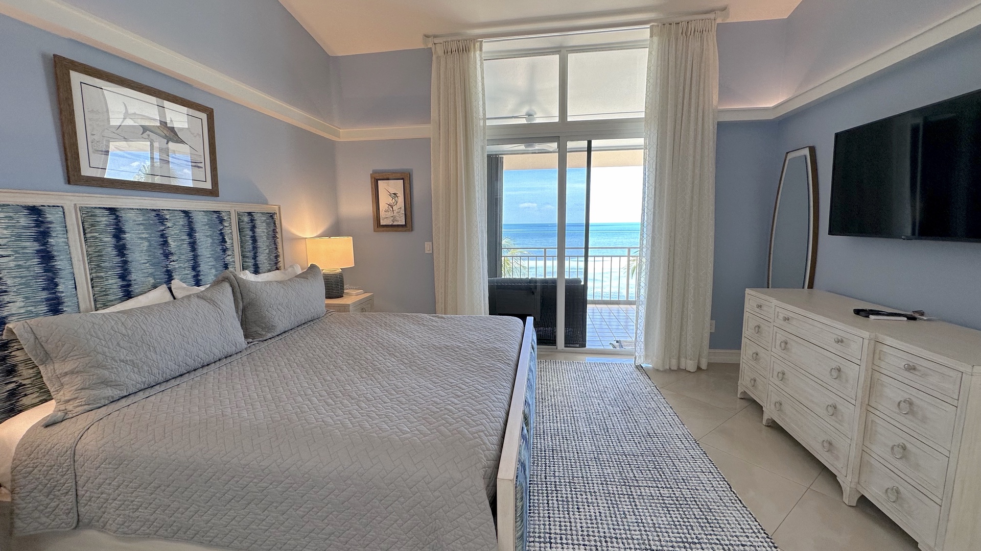 Key West Beach Club Paradise Penthouse #401 Primary Bedroom Oceanview